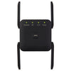 Repetidor amplificador extensor WiFi de 1200Mbps 2,4G/5G compatible con puerto Ethernet enchufe negro para Reino Unido