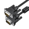 JINGHUA Cable de conexión de pantalla de monitor de computadora VGA3 + 6 Cable de conexión de pantalla VGA, tamaño: 5 m (negro)