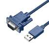 JINGHUA USB a RS232 Cable serie DB9 Pin Puerto COM Convertidor de computadora, Longitud: 3 m