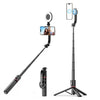Trípode de escritorio con soporte para teléfono y palo Selfie magnético Bluetooth L20 con luz de relleno D07