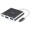Convertidor de estación de acoplamiento HUB multifuncional JINGHUA Z321, interfaz: tipo C a HDMI+PD+USB