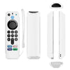 Para Amazon Alexa Voice Remote de tercera generación, cubierta protectora y anticaída para control remoto de TV (blanco)
