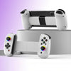 D8 Teléfono móvil Banda elástica Light Gamepad Dual Hall Inalámbrico Bluetooth Somatic Vibration Grip para PC / Android / IOS / Tablet / PS3 / PS4 / Switch, Color: Blanco