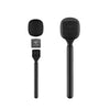 Mango de entrevista de micrófono para DJI Mic / Moma / Rode Wireless Go / Relacart (negro)