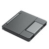 Lector de tarjetas SD OTG 7 en 1 Adaptador USB tipo C TF SD SIM PIN Caja de almacenamiento (gris plateado)