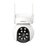 SriHome SH052B Wifi 5MP PTZ inalámbrico IP AI Seguimiento automático Alarma de luz y sonido Luz de las estrellas Color Visión nocturna Cámara de vigilancia para exteriores, Enchufe: UE