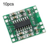 10 piezas PAM8403 Mini 5V Placa amplificadora digital Fuente de alimentación USB Buen efecto de sonido, Especificación: Módulo