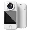 4K / 30FPS 5G / 2.4G HD Video nocturno Grabador de conducción con cámara para pulgar impermeable para exteriores, Color: Blanco estándar