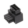 Placa base tipo B de curva inversa, CPU, conector de dirección asistida de 8 pines, interfaz, cabezal de dirección, adaptador de 90 grados