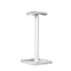 Soporte para auriculares de escritorio Soporte para tableta y teléfono celular (blanco)