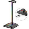 New Bee Soporte para auriculares de expansión HUB con estante de exhibición de auriculares colorido de salida dual, color: Z9 sin interfaz extendida negro