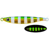 PROBEROS LF121 Señuelo de pesca en barco con láser de hundimiento rápido, señuelo de pesca en el mar, cebo con placa de hierro, peso: 40 g (color luminoso A)
