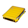 PROBEROS H1000 Caja de señuelos de doble cara Estuche de almacenamiento portátil de doble capa para accesorios de cebo, Estilo: Modelo B (Amarillo)