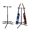 Soporte de guitarra doble ajustable para dos guitarras eléctricas o acústicas.