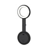 Lámpara de bolsillo para fotos portátil con luz de relleno magnética para teléfono celular (negro)