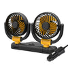 SUITU Ventilador de enfriamiento plegable para automóvil Ventilador de reducción de temperatura de verano para automóvil, Modelo: Encendedor de cigarrillos dual de 12 V energizado