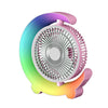 Ventilador portátil de escritorio Cool Marquee con carga USB F11 (rosa Sakura)