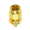 Kit de adaptador Coaxial macho SMA macho a MMCX, conector Coaxial de latón, adaptador de antena RF