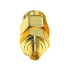 Kit de adaptador Coaxial hembra SMA macho a MMCX, conector Coaxial de latón, adaptador de antena RF