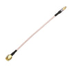 SMA macho a MMCX macho RG316 Cable de extensión coaxial de 15 cm SMA a cable adaptador MMCX