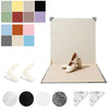 Tablero de fondo de doble cara de 2 piezas de 60 cm + Juego de accesorios de fotografía de papel de fondo de 7 piezas, especificaciones: Juego de 6