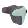 Reposacabezas del coche Almohada de soporte para el cuello de espuma viscoelástica Cojín cervical del asiento del coche (verde)