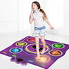 Alfombra de baile con 6 botones, juguetes para niños con Bluetooth/AUX y música integrada, 6 modos, alfombra para piso