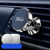 BaiLe Soporte magnético para teléfono para automóvil Soporte universal de navegación fijo para tablero de automóvil, Color: Hebilla plateada