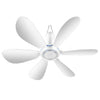 USB Hogar Dormitorio Silencio Alta potencia eólica Mini ventilador Ventilador de techo pequeño de seis aspas, Estilo: Ventilador individual