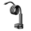 Estante de techo para gabinete con soporte de montaje para cámara de vigilancia sin perforaciones, modelo: negro 110 cm