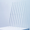 HAOCAI Protector de parachoques de borde de puerta con tira anticolisión para puerta de coche de 40 cm, color: 8 piezas transparente
