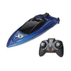 Niños 2.4G Mini barco de control remoto Verano Juego de agua Submarino eléctrico Juguetes para niños (azul)