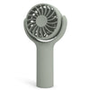 Mini ventilador pequeño de mano, ventilador portátil de escritorio silencioso recargable (verde)