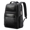 Bopai 61-91911 Mochila para computadora portátil impermeable para negocios de gran capacidad con puerto USB + tipo C (negro)