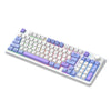 XUNSVFOX K94 Teclado mecánico inalámbrico Bluetooth de modo dual Teclado para computadora portátil de oficina para juegos (sal marina)
