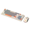 XUNSVFOX K820 Juegos por cable Sensación mecánica Juego de teclado y mouse de 94 teclas (abeja)