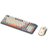 XUNSVFOX K820 Juegos por cable Sensación mecánica Juego de teclado y mouse de 94 teclas (Shimmer)