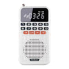 Rolton T1 Receptor de radio portátil Personas mayores que cantan Reproductor de ópera Mini Walkman estéreo (Blanco)