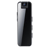 Grabadora de video con visión nocturna y cámara giratoria Mrobo D6 1080P con clip trasero, tamaño: 16 GB (negro)