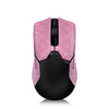 Pegatinas antideslizantes para ratón con patrón de copo de nieve para Razer Viper Ultimate Pink Half Surround