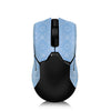 Pegatinas antideslizantes para ratón con patrón de copo de nieve para Razer Viper Ultimate Blue Half Surround