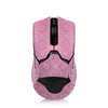 Pegatinas antideslizantes para ratón con diseño de copo de nieve, para Razer Viper Ultimate, color rosa, envolvente completo