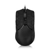 Pegatinas antideslizantes para ratón con diseño de copo de nieve para Razer Viper Mini, medio envolvente negro