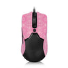 Pegatinas antideslizantes para ratón con diseño de copo de nieve, para Razer Viper Mini, medio envolvente rosa
