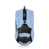 Pegatinas antideslizantes para ratón con diseño de copo de nieve para Razer Viper Mini, envolvente completo azul