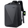 Mochila antirrobo para computadora portátil con bloqueo de contraseña de gran capacidad de 16 pulgadas con puerto USB (negro)