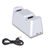 Para cargador de mango PS5, agarre colorido, doble carga rápida, lámpara LED, cargador de asiento