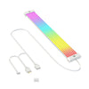 AOSOR AL300 Línea de brillo de computadora ARGB Cable de neón Placa base Chasis Tira de luz Tablero de luz Decoración (Blanco)