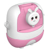 A19B Mini cámara de impresión digital para niños de dibujos animados con cámara reversible HD 720P de 2.0 pulgadas (rosa)