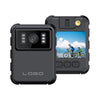 L9 1080P Grabador de vídeo con pantalla IPS de 2,0 pulgadas con clip trasero IP65 Mini videocámaras impermeables